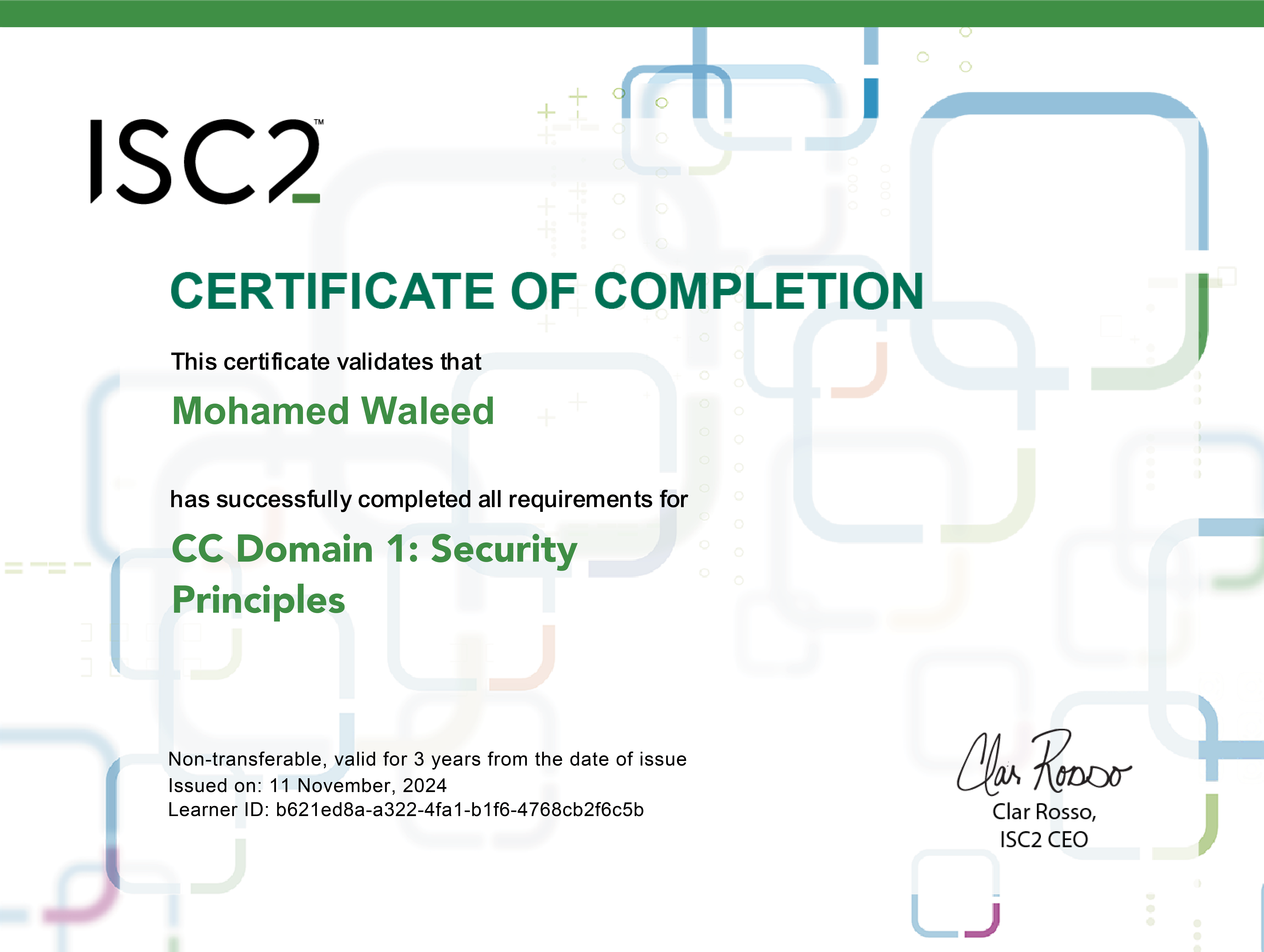 Certificate 1